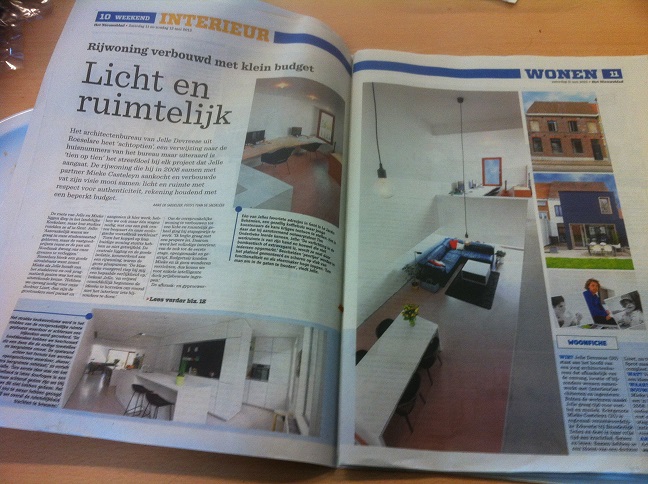 architect roeselare - publicatie nieuwsblad